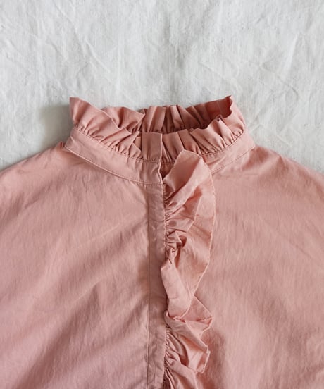 i c h i  260402 Cotton 2way Frill Shirt / 2 COLORS