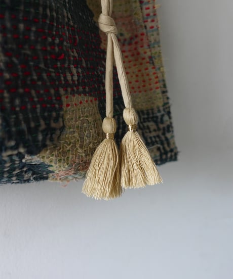 【ONLINE LIMITED】ichiAntiquités 1001138 Vintage Ralli Quilt Bag / 2 COLORS