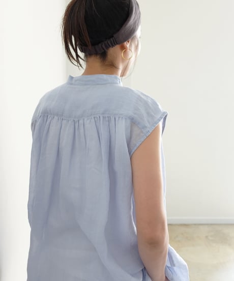 i c h i 251108 Linen Sleeveless Shirt / 4 COLORS