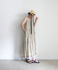 ichi Antiquités 1101134 KHADI Cotton Brise Dress / 2 COLORS