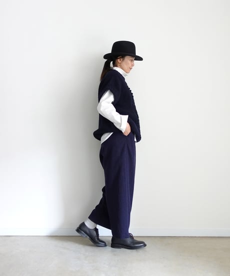 i c h i  250715 Pin Stripe Relax Pants / 2 COLORS
