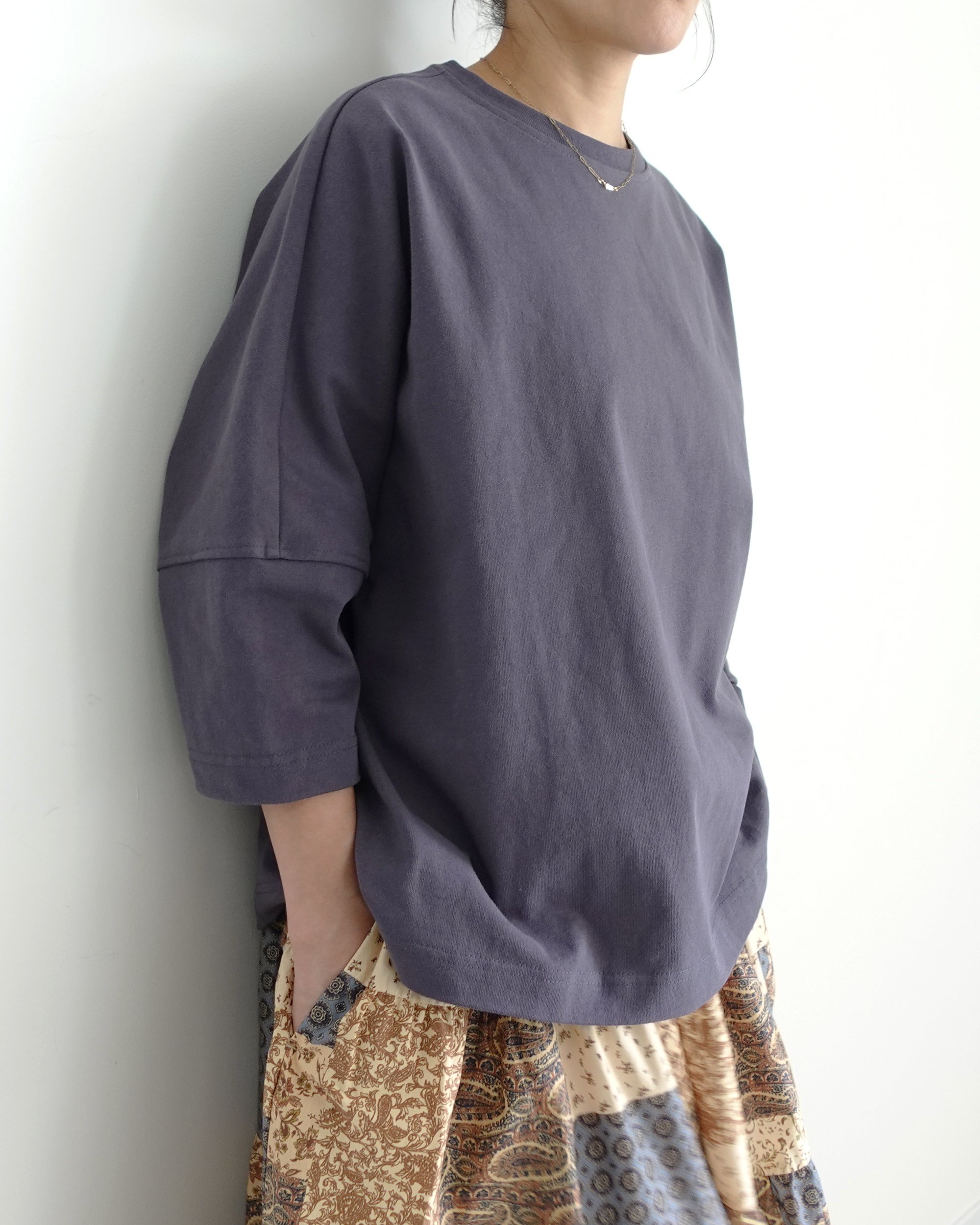 i c h i 231057 Heavy Cotton Wide Pullover / 2