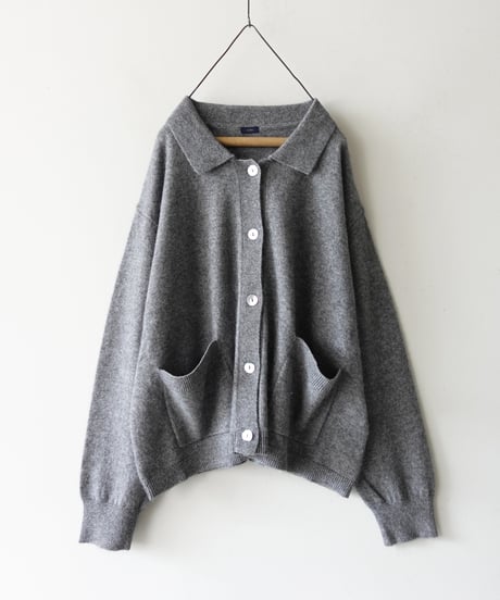i c h i 260455  Collared Knit Cardigan / 4 COLORS