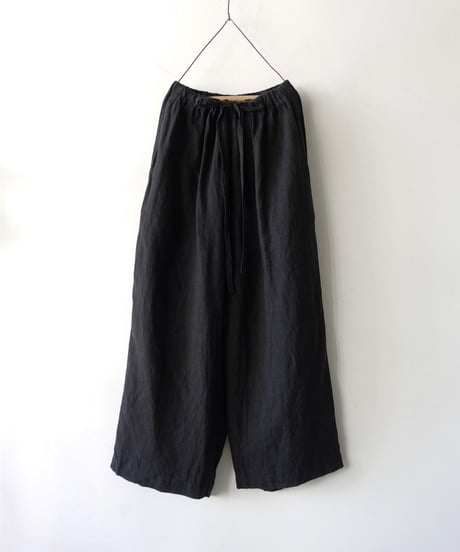 ichiAntiquités 1101122 Linen Relax Pants / 2 COLORS