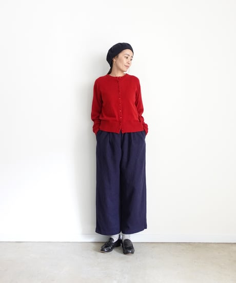 i c h i  250715 Pin Stripe Relax Pants / 2 COLORS