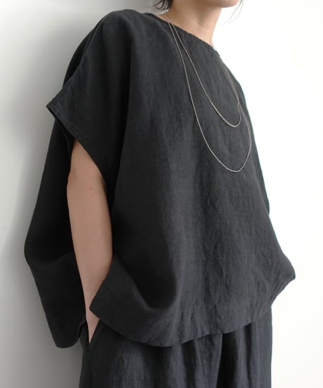 ichiAntiquités 1101121 Linen French sleeve Pullover / 4 COLORS