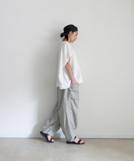 ichiAntiquités  1101132  Typewriter Cotton Relax Pants / 2 COLORS