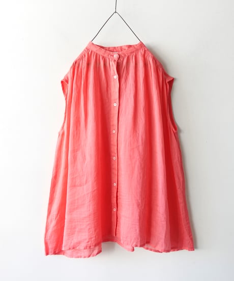 i c h i 251108 Linen Sleeveless Shirt / 4 COLORS