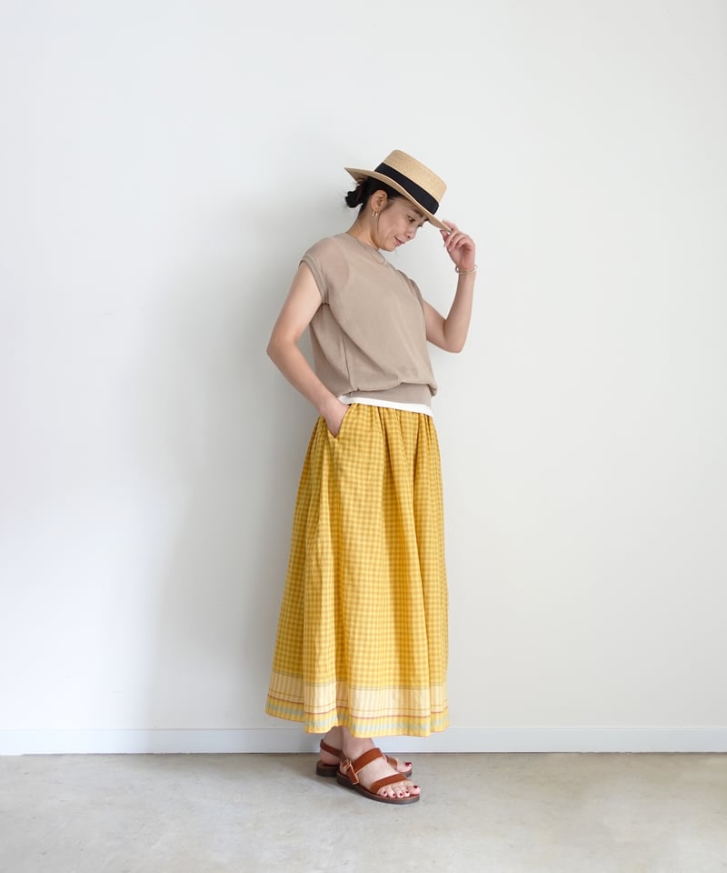 ichi Antiquités 1101154 WASHI Sleeveless Pullov