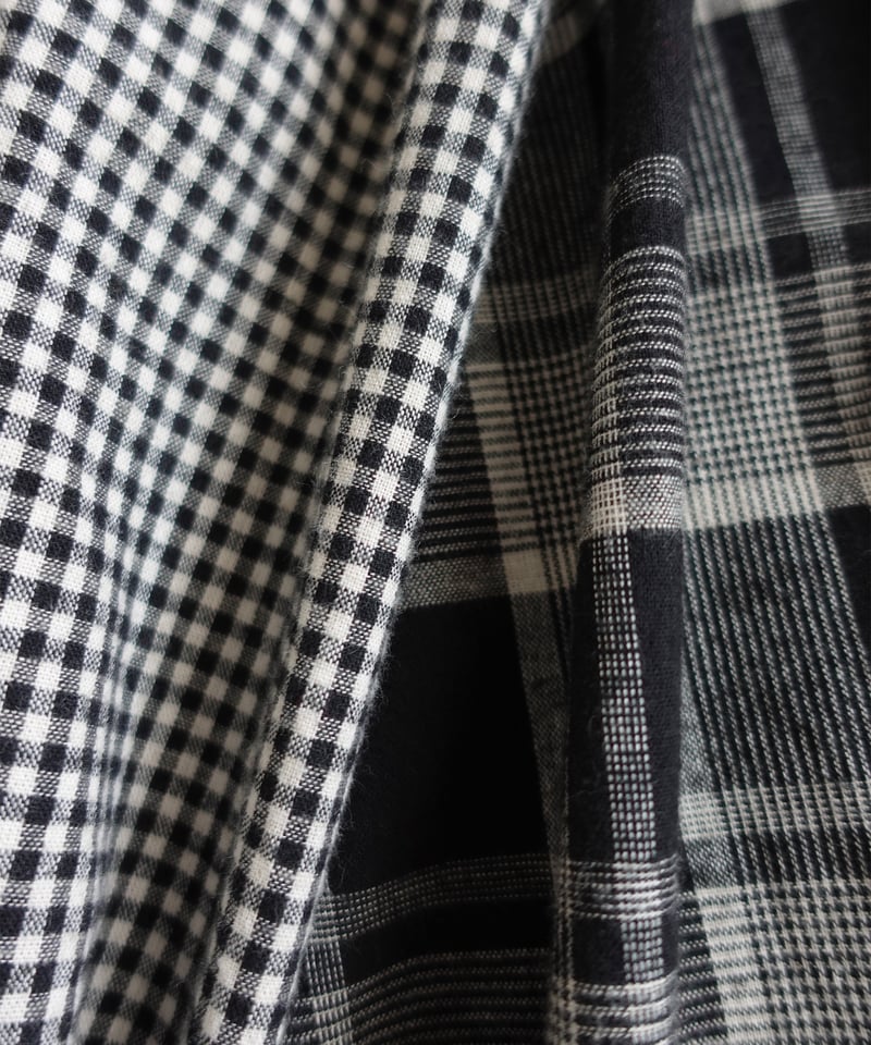 i c h i 260414 Cotton Linen Check Pants / C : G