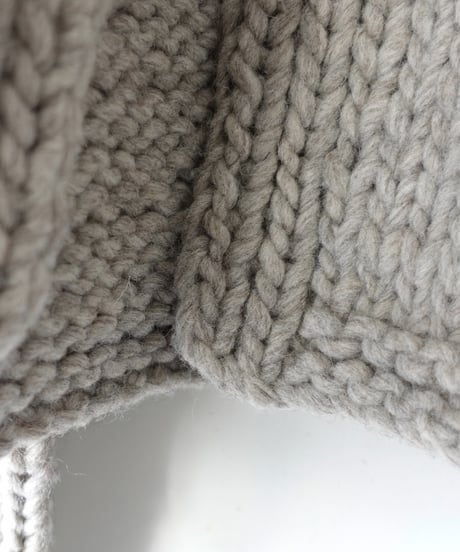 ichiAntiquités 1200350 PERU Hand Knit Cardigan / 3 COLORS