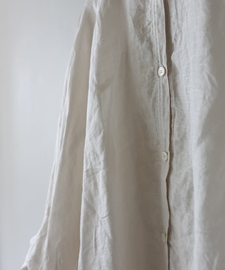 i c h i 260124 Linen Ramie Sheer Cross Shirt / 2 COLORS