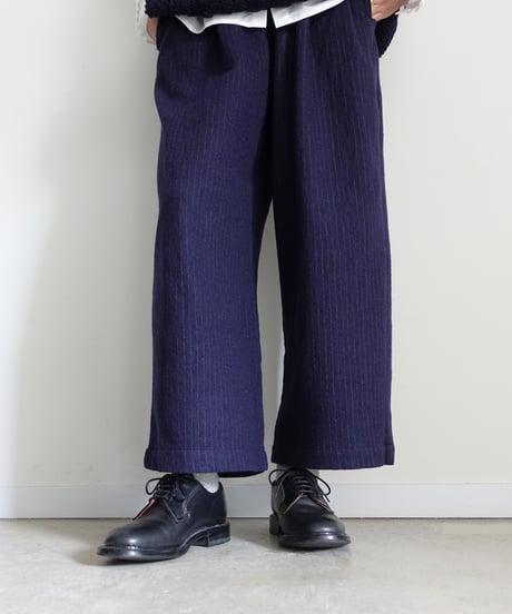i c h i  250715 Pin Stripe Relax Pants / 2 COLORS