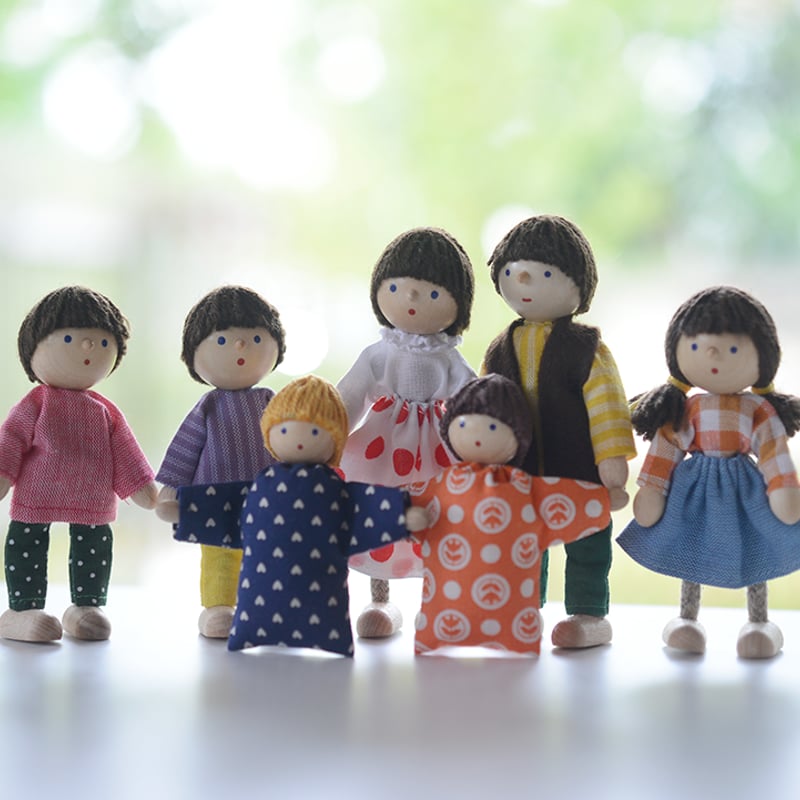 3才-〉【ドールハウス/人形】自在人形 男の子 | TOYS&GIFTS MOMO