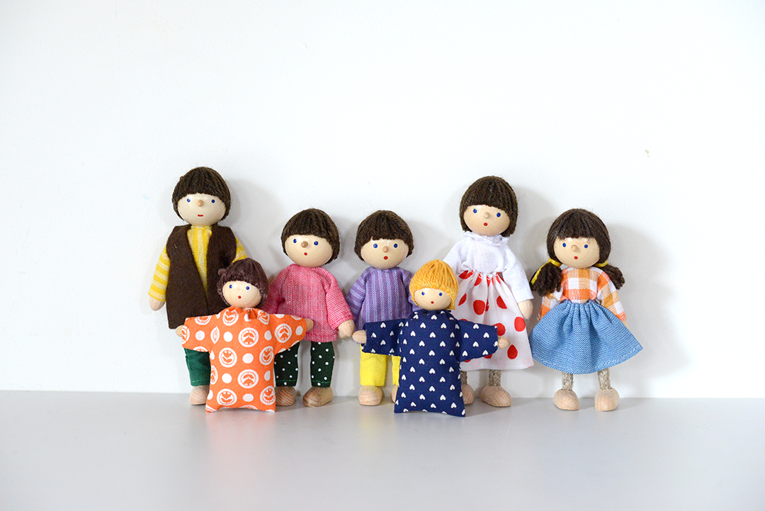 3才-〉【ドールハウス/人形】自在人形 女の子 | TOYS&GIFTS MOMO