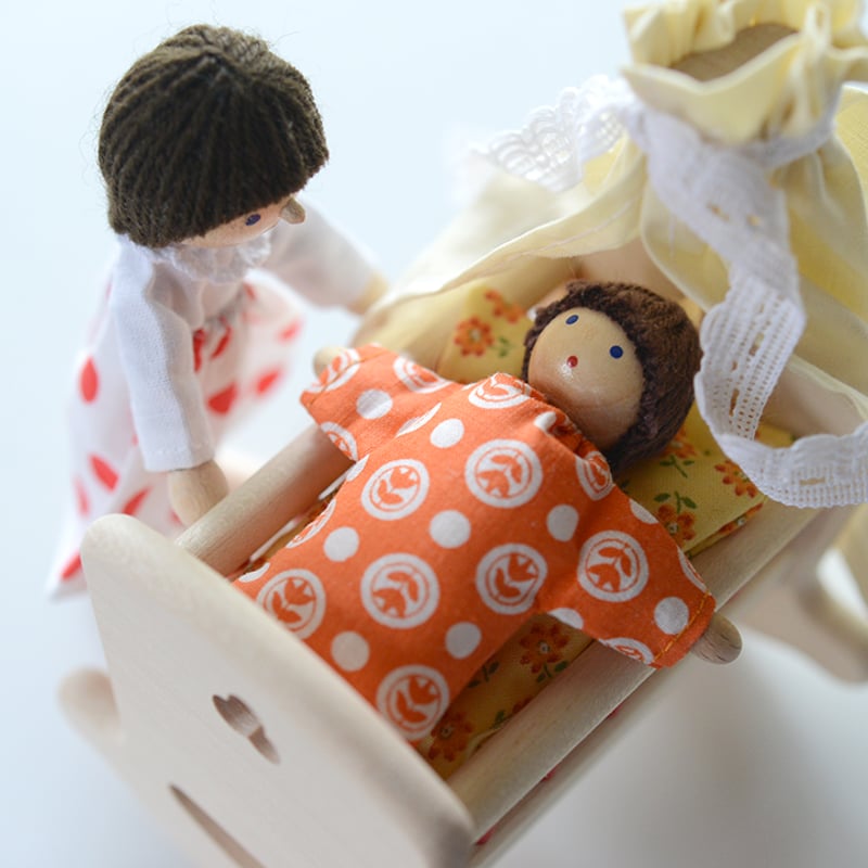 3才-〉【ドールハウス/人形】自在人形 ベビー | TOYS&GIFTS MOMO
