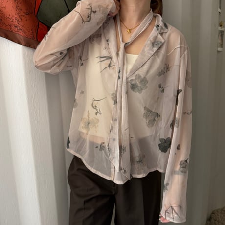 flower blouse (3color)