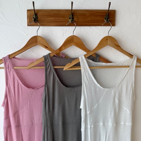 lingerie long tank (3color)
