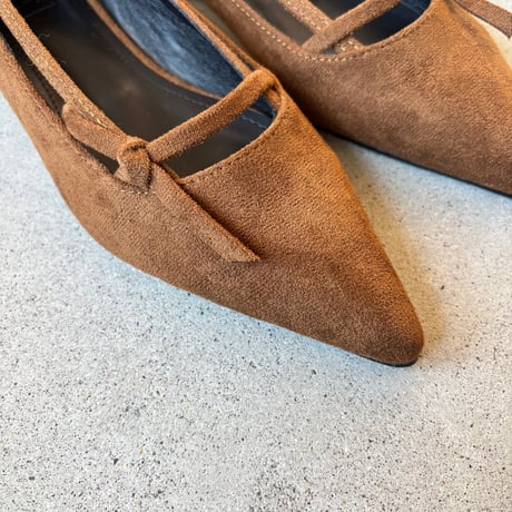 pointed flat shoes (3color)