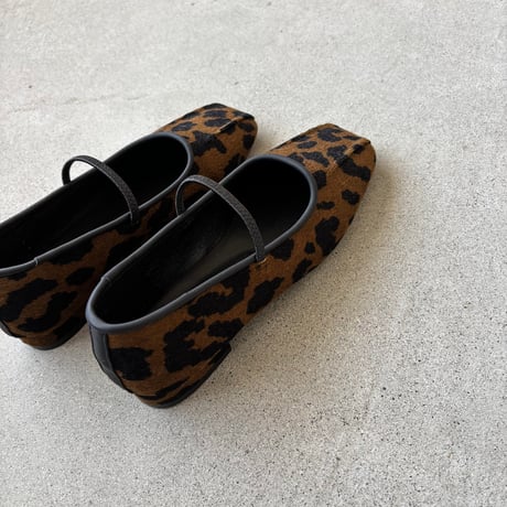 leopard ballet shoes