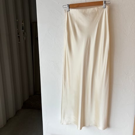 satin nudie skirt (2color)