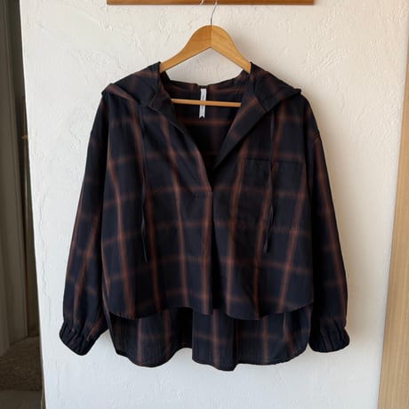 skipper check blouse