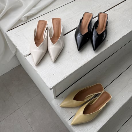 pointed mule (3color)