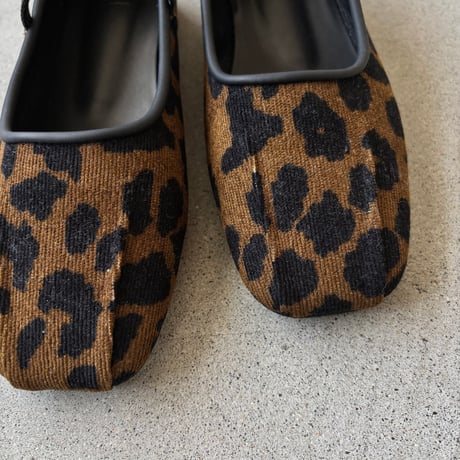 leopard ballet shoes