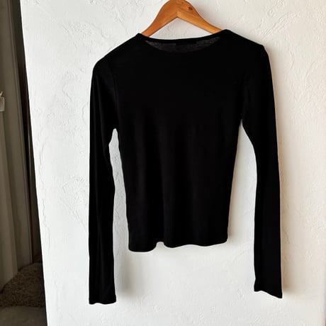 finger hole long sleeve tops（5color）
