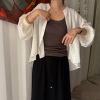 nudie gather cardigan(3color)