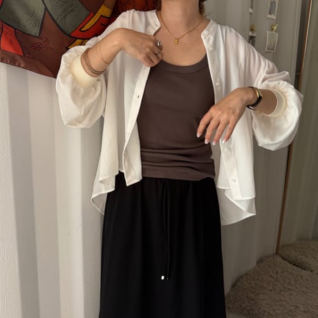 nudie gather cardigan(3color)