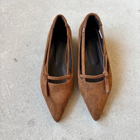 pointed flat shoes (3color)