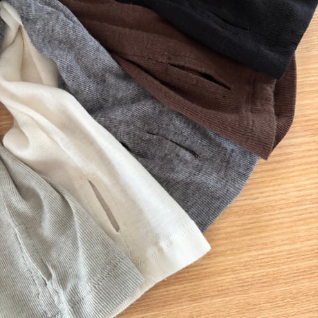 finger hole long sleeve tops（5color）