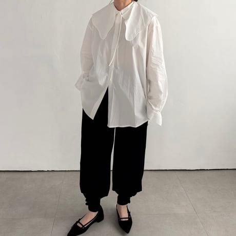 collar set over shirt