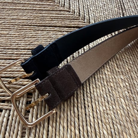 suede belt (2color)