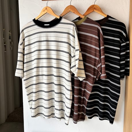 random border t-shirt (3color)