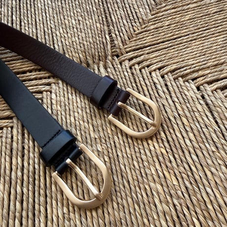 gold buckle belt (2color)