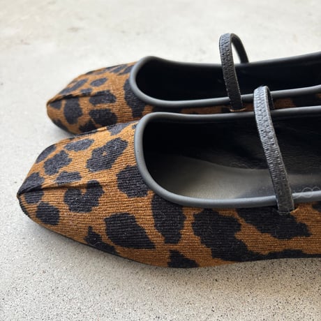 leopard ballet shoes