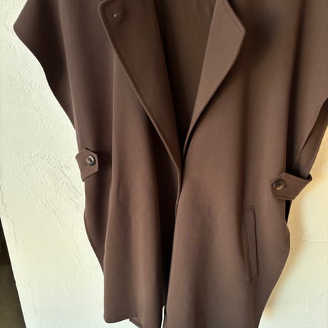 no collar poncho vest