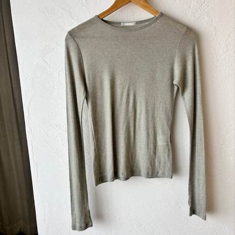 finger hole long sleeve tops（5color）