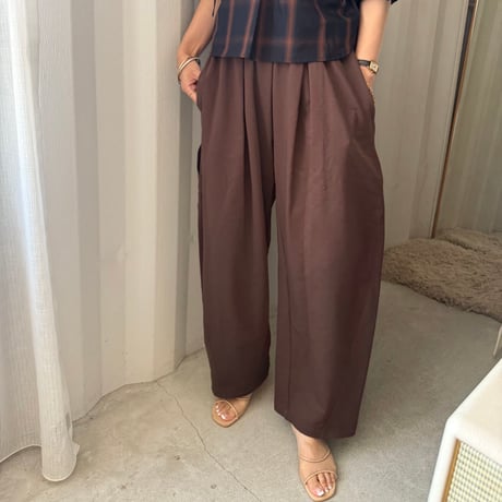 curve cut pants (3color)