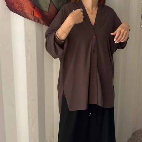 nudie no collar cardigan(3color)