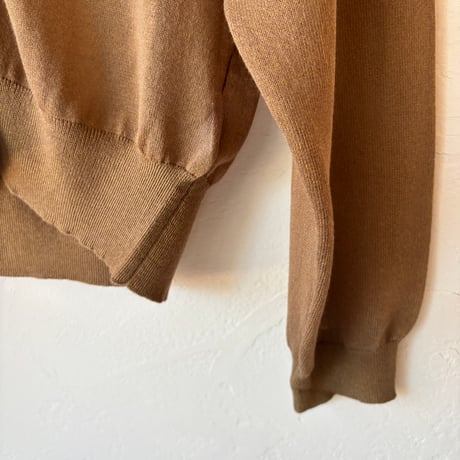 sheer lamé collar knit