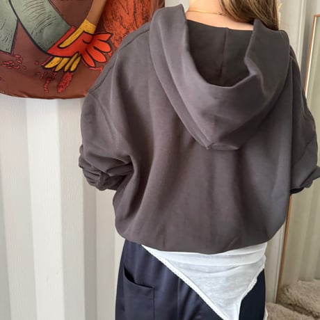 organic cotton sweat parker