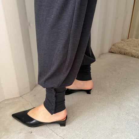 button jogger pants (3color)
