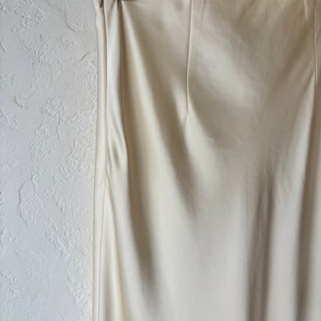 satin nudie skirt (2color)
