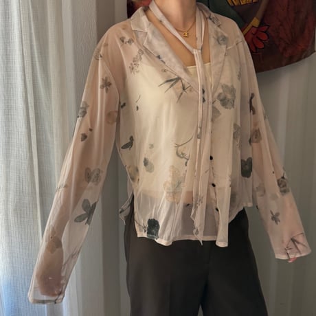 flower blouse (3color)