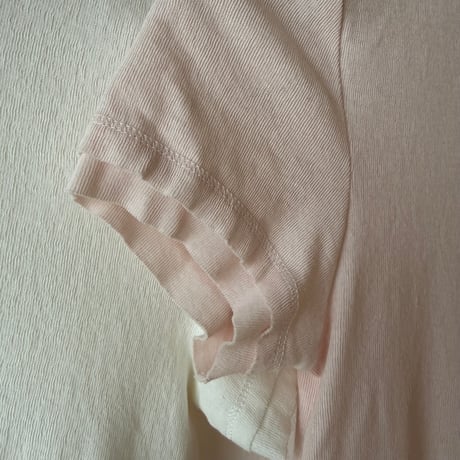 double collar t-shirt (2color)