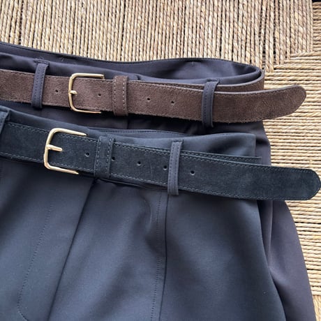 suede belt (2color)