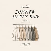 FLÉN SUMMER HAPPY BAG − COAT TICKET −